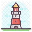 Lighthouse Flat  Icon