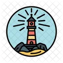 Lighthouse Beacon Navigation Icon