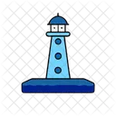 Lighthouse Summer Vacation Icon