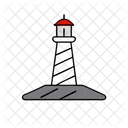 Lighthouse Summer Vacation Icon