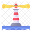 Lighthouse Sea Beach Icon