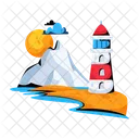 Lighthouse Scenery  Icon