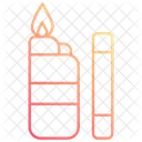 Lighting cigarette  Icon