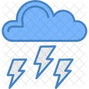 Lightning Thunder Weather Icon