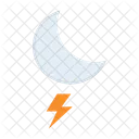 Lightning Night Moon Icon