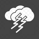 Lightning Thunder Cloud Icon