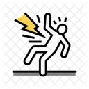Lightning Strike Man Icon