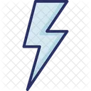 Blast Lightning Bolt Powerful Light Icon
