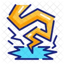 Lightning Storm Bolt Icon