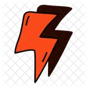 Lightning Retro Thunderbolt Retro Shape Retro Icon
