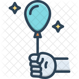 Lightweight Icon - Download in Colored Outline Style