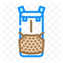 Lightweight Hiking Backpack Icon