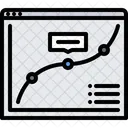 Ligne Graphique Mesures Icon