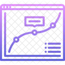 Ligne Graphique Mesures Icon