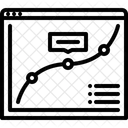 Ligne Graphique Mesures Icon