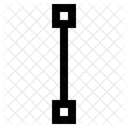 Ancre Point Ligne Icon