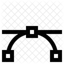 Ancre Point Ligne Icon