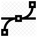 Ancre Point Ligne Icon