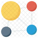 Ligne Reseau Service Icon