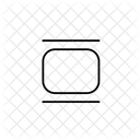 Curseur De Ligne Horizontal Horizontal Arriere Plan Icône