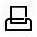 Ligne Impression Copie Icon