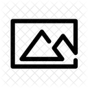 Ligne Photo Pic Icon