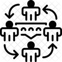 Lignes De Communication Icône
