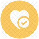 Like Accepted Heart Icon