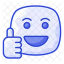 Like Thumbs Up Smile Icon