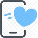 Swipe Phone Heart Icon