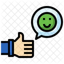 Like Good Review Smile Icon