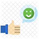 Like Good Review Smile Icon