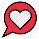Love In Filled Outline Icon
