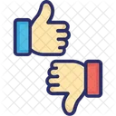 Like Dislike Hand Gestures Icon
