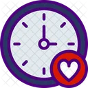 Like Clock Love Time Love Clock Icon
