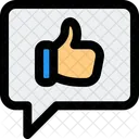 Like Comment Feedback Like アイコン