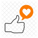 Like Comment Bubble Chat Icon