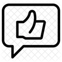 Comment Like Feedback Icon