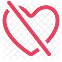 Like Disabled Love Heart Icon