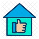 Home House Work Done Icon