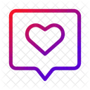 Like Chat Heart Icon