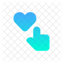 Like Finger Heart Icon