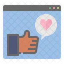 Like Reaction Social Media Icon