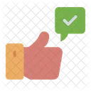 Like Thumb Comment Icon