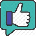 Like Message Thumbs Up Icon