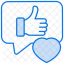 Like message  Icon