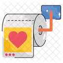 Like stickers  Icon