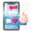 Likes Heart Sign Page Icon