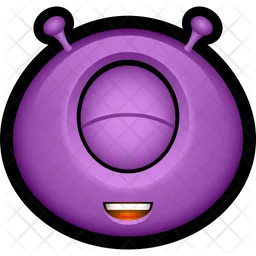 Lila monster Emoji Symbol