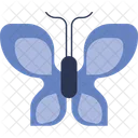 Lila Schmetterling  Symbol